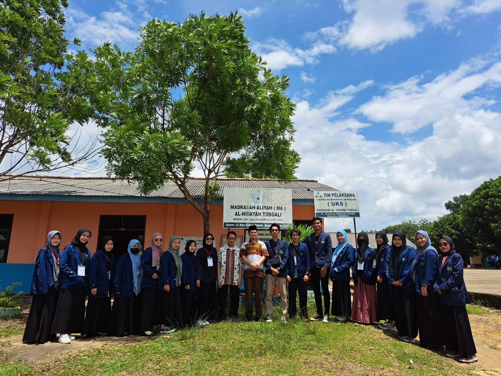 Jalin Silaturahmi, Mahasiswa KKN IAIN SAS Babel Kunjungi YPPM AL-Hidayah Toboali