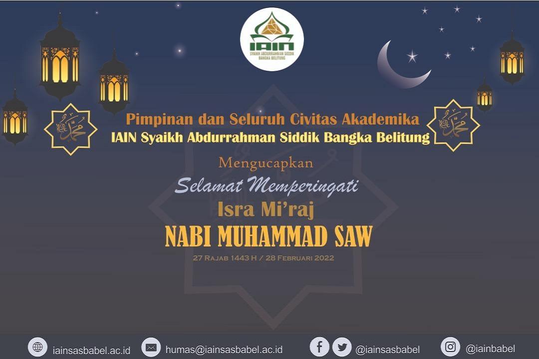 Memperingati Isra Mi'raj Tahun 2022