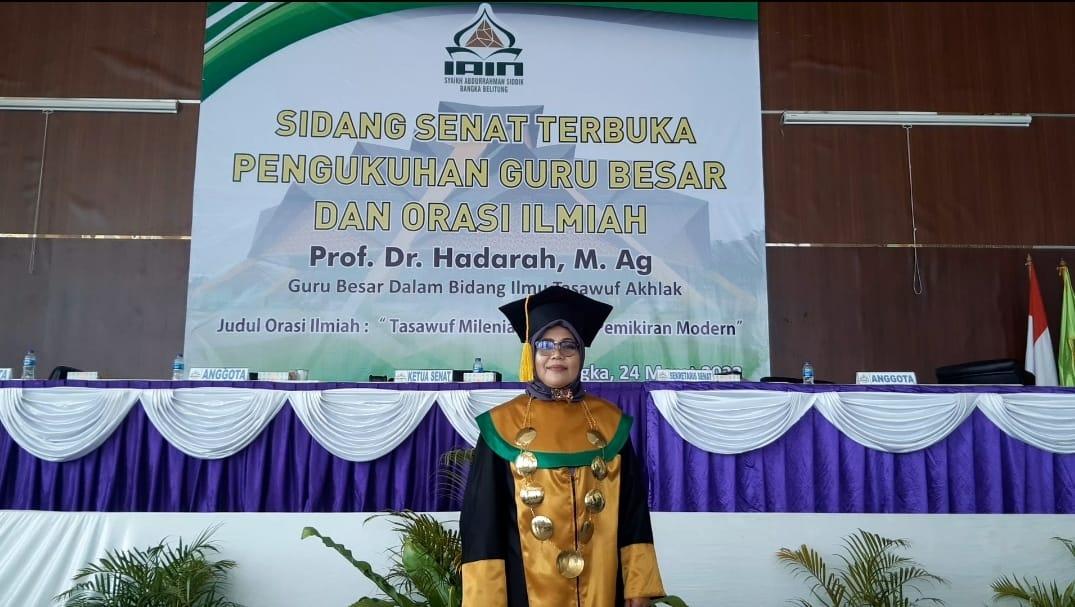 Mengenal Sosok Hadarah, Guru Besar IAIN SAS Babel
