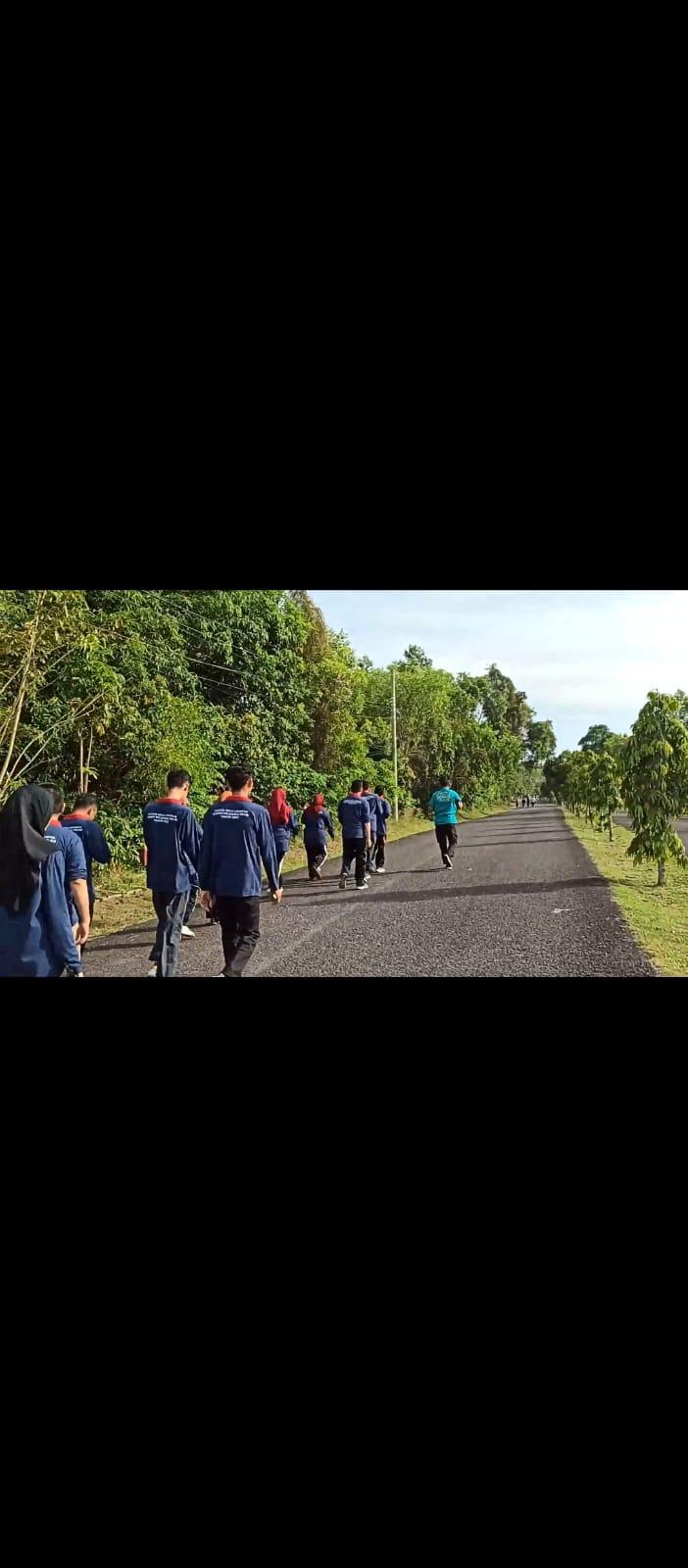 Jum’at Sehat, Pengadilan Agama Bangka Barat laksanakan Jalan Santai Bersama Mahasiswa PKL