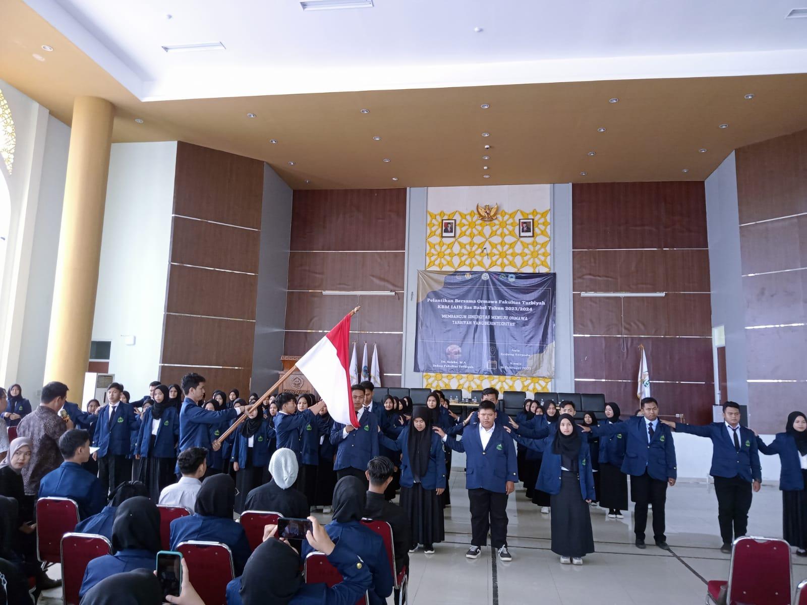 Pelantikan Pengurus ORMAWA Fakultas Tarbiyah Periode Tahun 2023