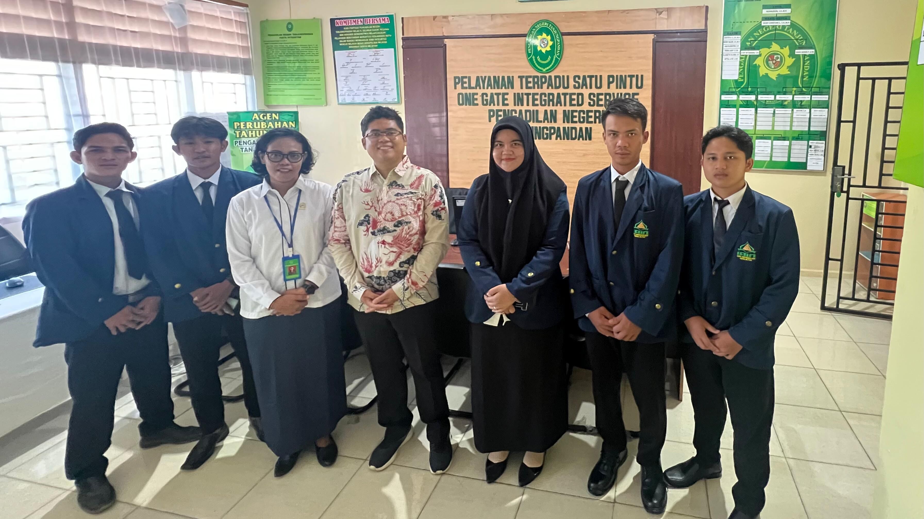 Pelepasan Mahasiswa Prodi HKI IAIN SAS Babel Menjalani PKL di Pengadilan Negeri Tanjung Pandan