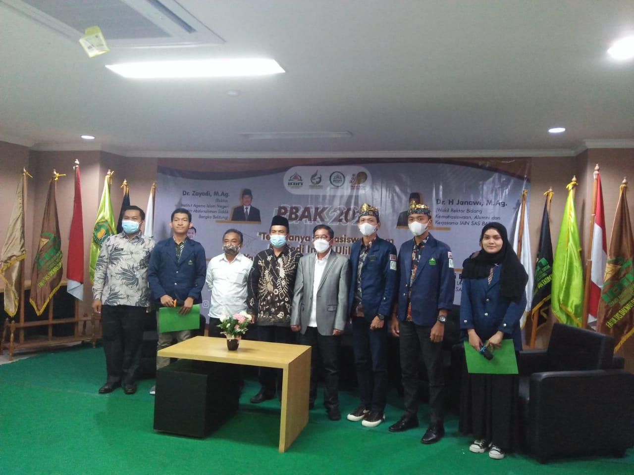 Pembukaan PBAK 2021, Rektor Mengajak  Mahasiswa Baru IAIN SAS Babel  Mengelaborasi Esensi Moderasi Beragama