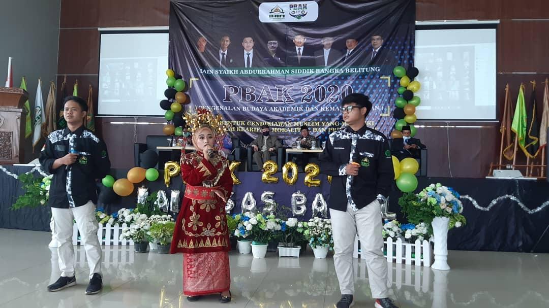 Pembukaan Pengenalan Budaya Akademik dan Kemahasiswaan (PBAK) IAIN Syaikh Abdurrahman Siddik Bangka Belitung Tahun Akademik 2020/2021