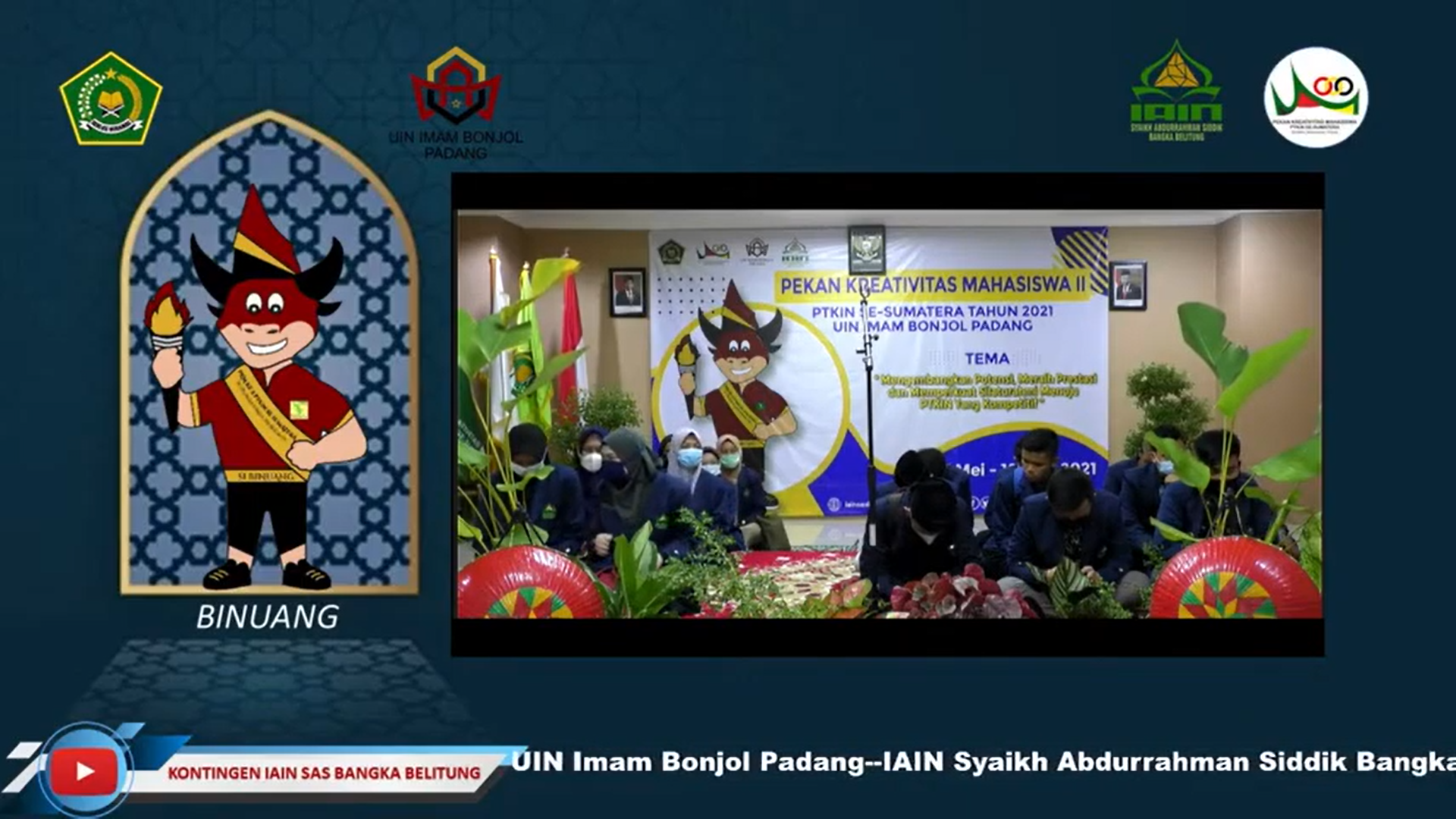 Pembukaan PKM Ke-II UIN Imam Bonjol Padang/IAIN SAS Bangka Belitung