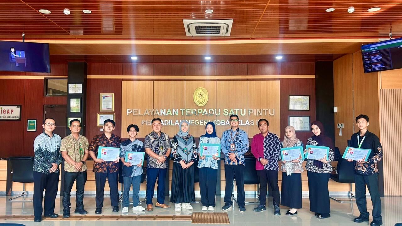 Penarikan PKL Mahasiswa di Pengadilan Negeri Koba: Sinergi Akademik dan Praktik
