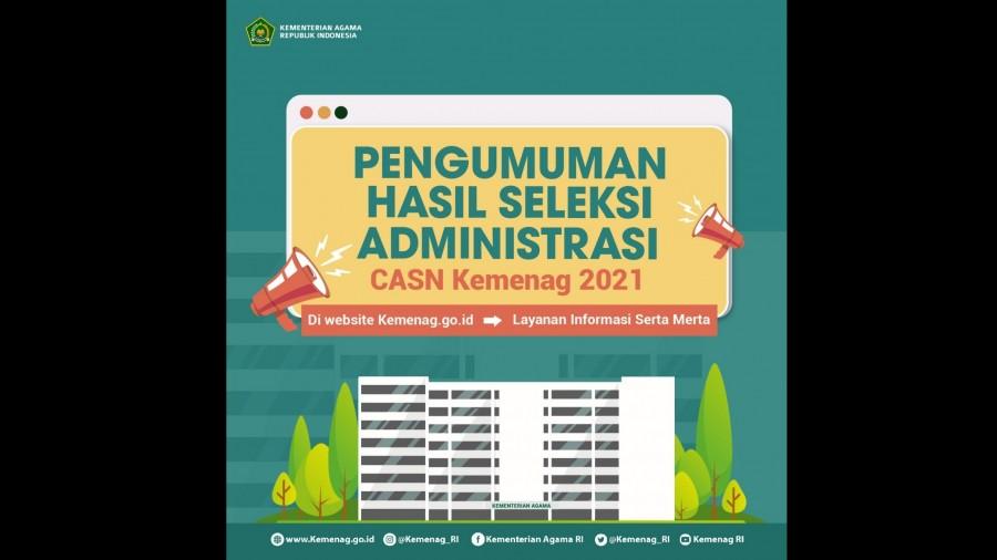 Pengumuman Hasil Seleksi CPNS IAIN SAS BABEL 105 Pelamar Memenuhi Syarat , Masa Sanggah 5 - 8 Agustus 2021