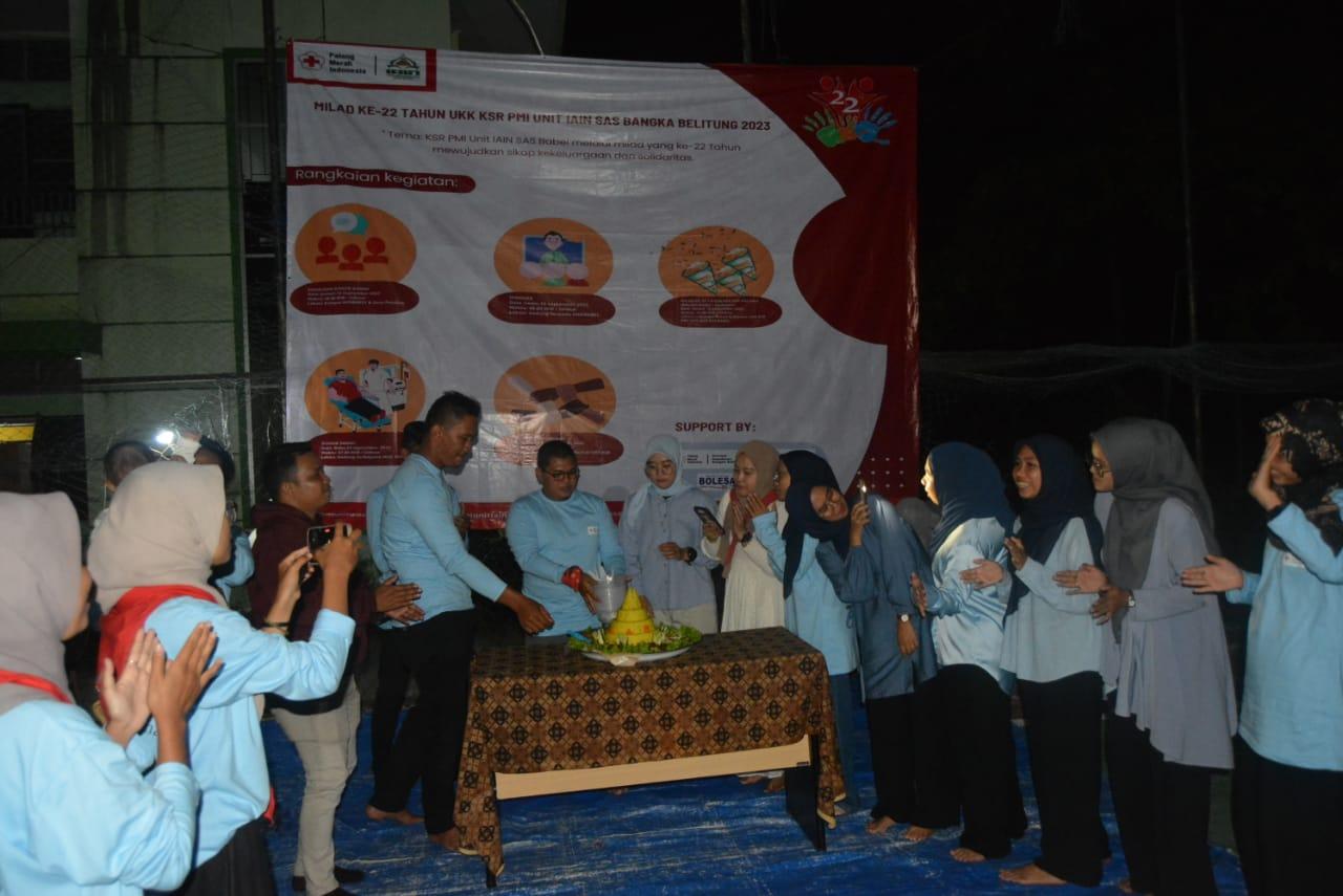Penutupan Milad ke-22 UKK PMI IAIN SAS Bangka Belitung Resmi di tutup