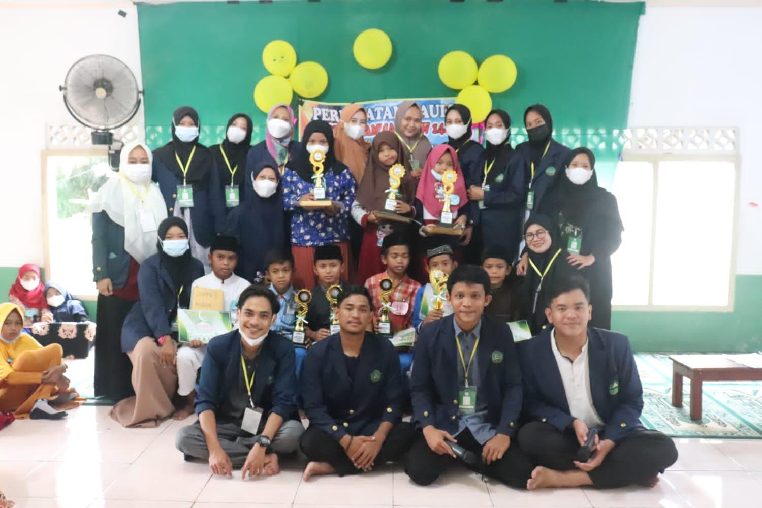 Peringati Maulid Nabi Perdana , KKN IAIN SAS Bangka Belitung Bersama Warga  Adakan Sejumlah Lomba