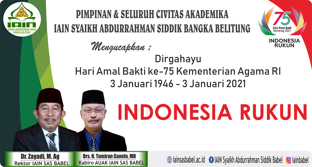 Peringatan HAB ke-75 Kementerian Agama RI Tahun 2021