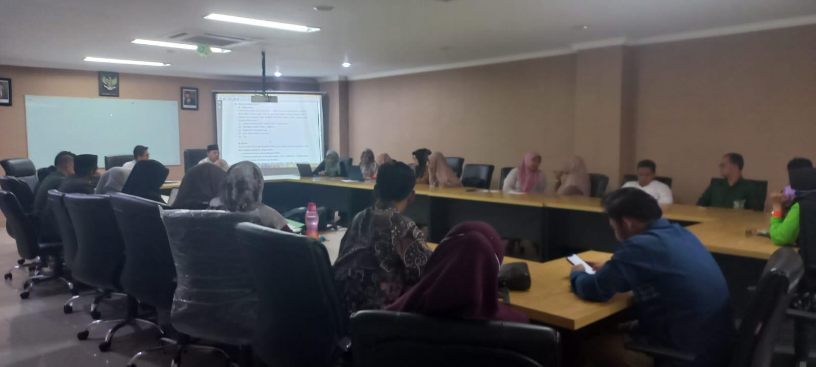 Persiapan Serdos LPM IAIN SAS Babel Adakan Rapat Koordinasi dan Penyamaan Persepsi