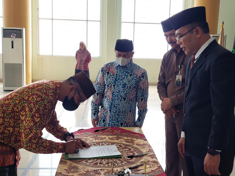 Penandatanganan Berita Acara