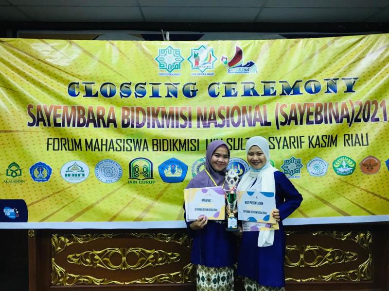 Bintari dan Safinah, Juara Harapan II Esai Nasional dan Best Presentation