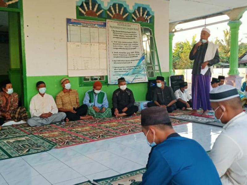 Sambutan dari Ketua Masjid Al Muhajirin II