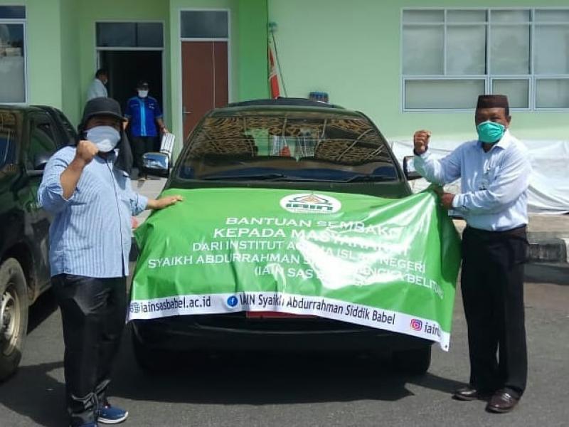 Doc. Kampus IAIN SAS Bagikan 300 Paket Sembako
