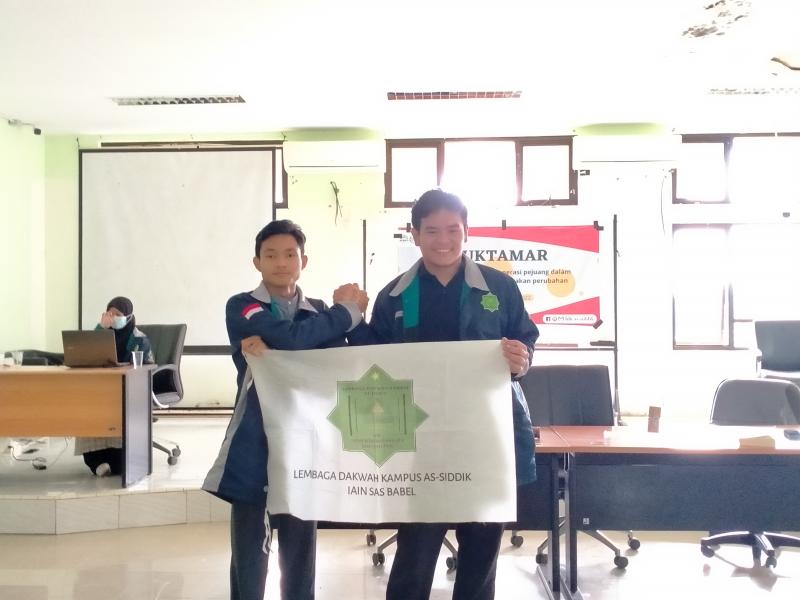 Terpilihnya Ananda Naufal Lisanul Haq sebagai Ketua Umum LDK As-Siddik yang baru untuk Pengurus Periode 2021-2022 UKM LDK As-Siddik IAIN SAS Babel