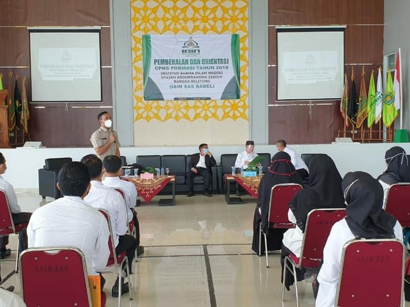 Narasumber Pembekalan kepada CPNS Formasi Tahun 2019
