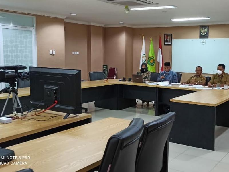 Suasana Saat Zoom Meeting Berlangsung
