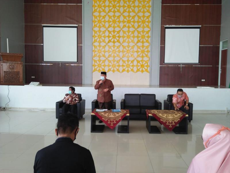 Arahan dari Prof. Dr. H. Hatamar, M.Ag. Wakil Rektor II 