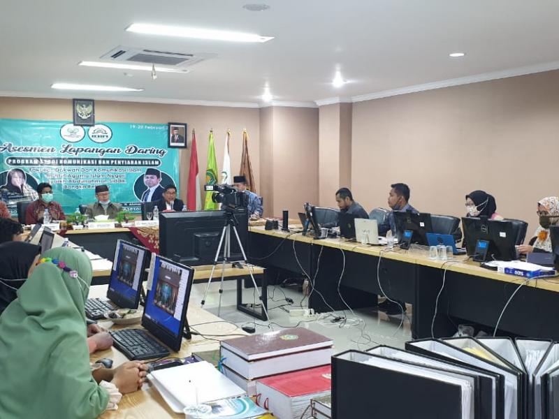 Asesmen Lapangan Prodi KPI secara Luring