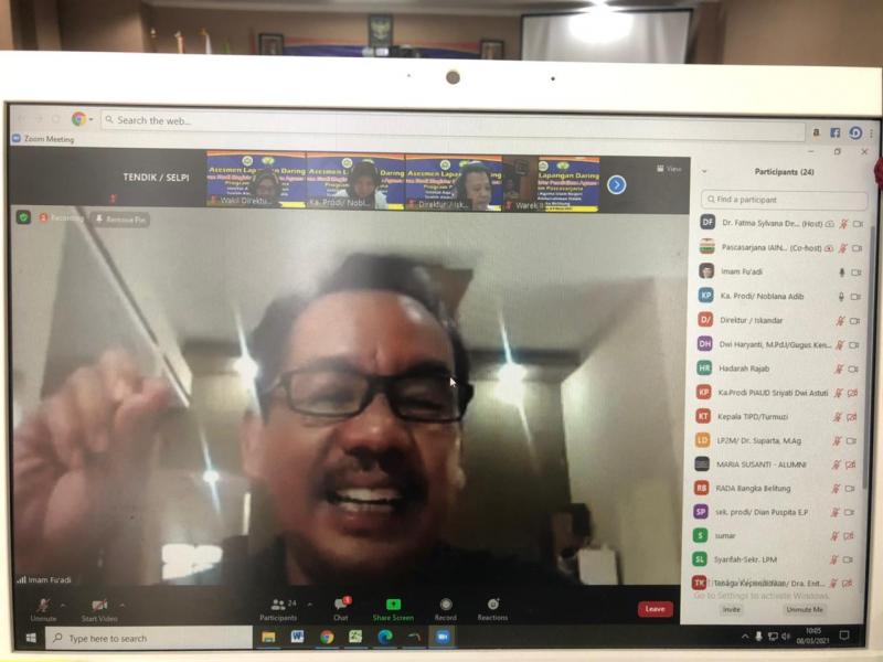 Sesi diskusi dengan Prof. Dr. Imam Fuadi, M.Ag. dari IAIN Tulungagung
