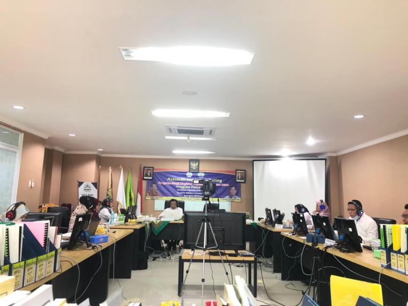 Suasana selama Asesmen Lapangan Daring berlangsung