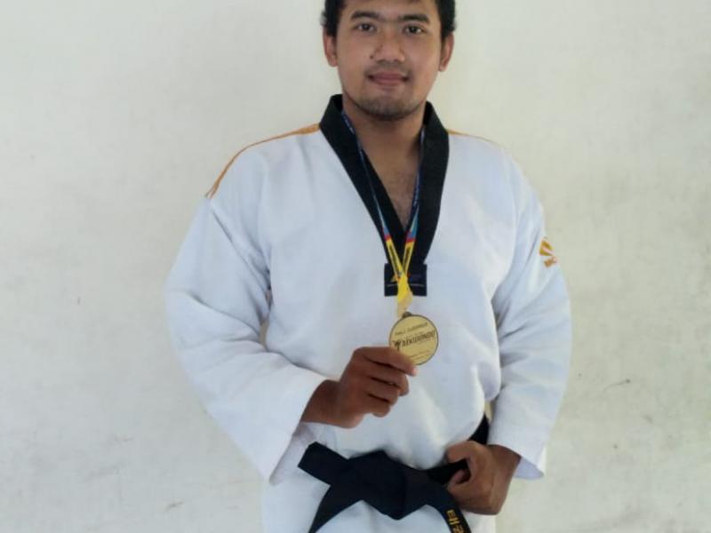 M. Ghalid Ghiffari, Juara 1 Taekwondo Championship 2021 Se-Provinsi Kep. Bangka Belitung