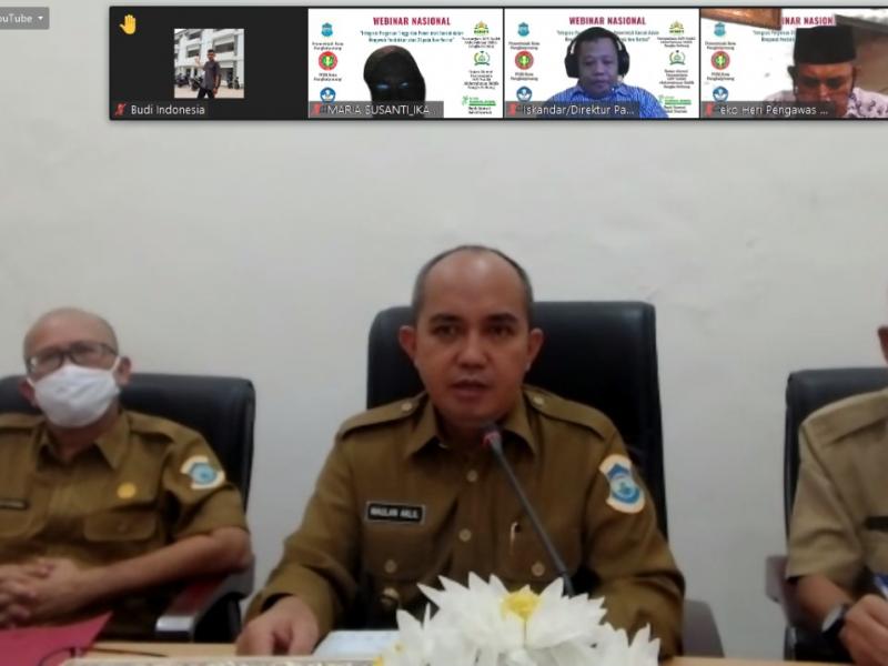 Walikota Pangkalpinang H. Maulan Aklil S.IP.,M.Si. selaku Keynote Speaker