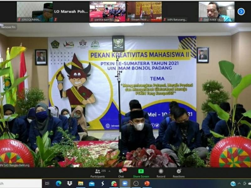 Beberapa Kontingen IAIN SAS Babel saat Pembukaan