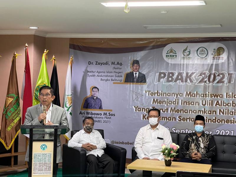Sambutan Rektor IAIN SAS Babel, Dr. Zayadi, M.Ag.