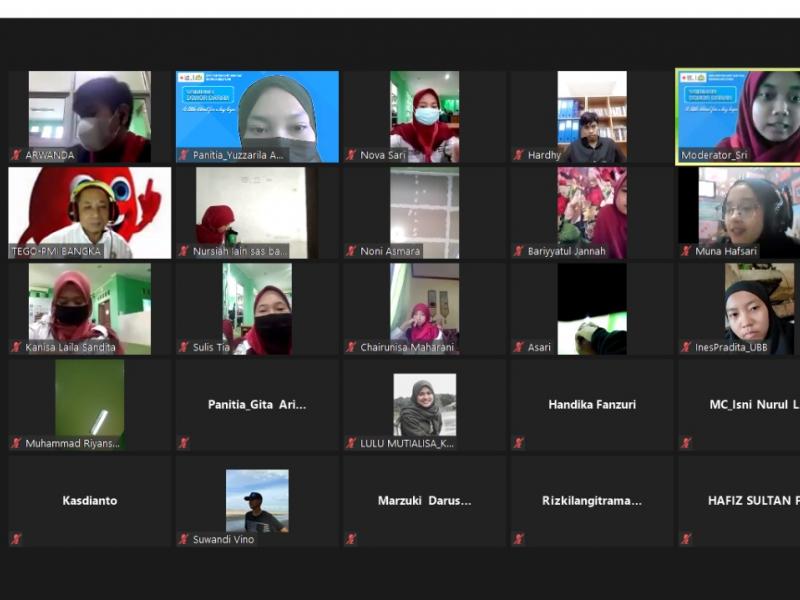 Peserta Webinar Donor Darah