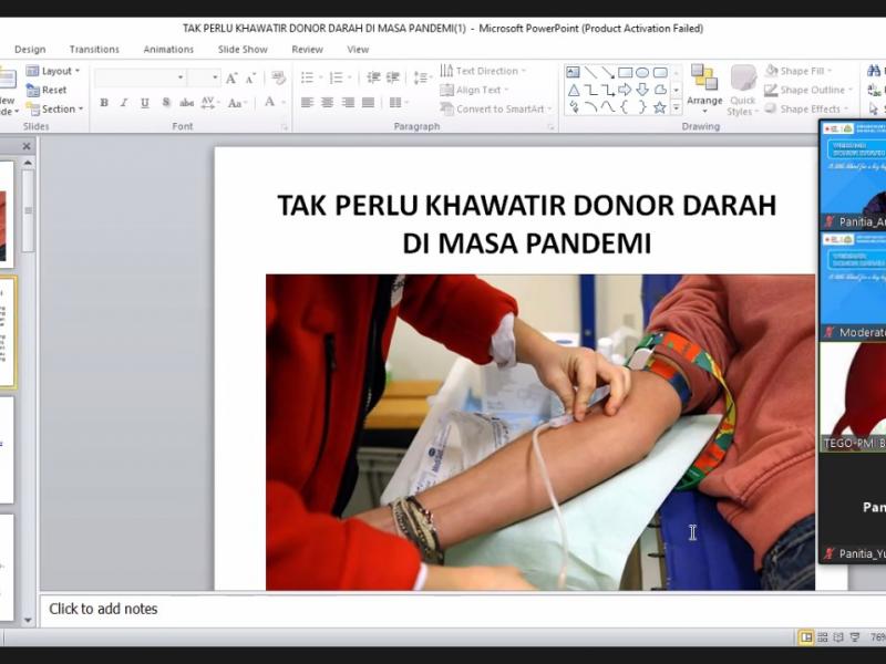 Materi Webinar Donor Darah