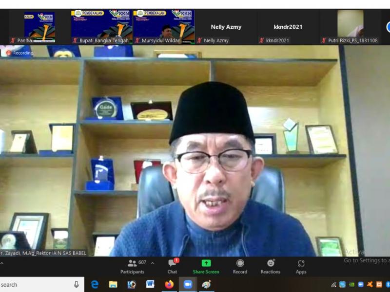 Sambutan Rektor IAIN SAS Babel Dr. Zayadi, M.Ag.