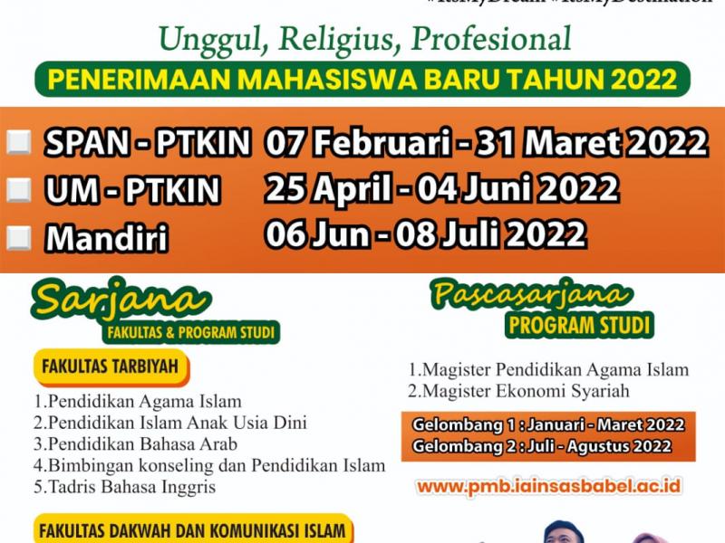 Jadwal Pendaftaran Mahasiswa Baru