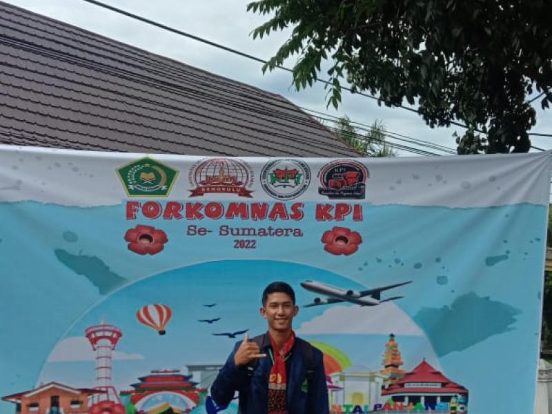 Haminuddin, Mahasiswa Prodi Komunikasi dan Penyiaran  Islam (KPI) Utusan IAIN  SAS Babel