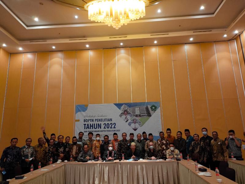 Foto bersama peserta  Workshop Evaluasi BOPTN Penelitian Tahun 2022  dan Perencanaan BOPTN Penelitian 2023