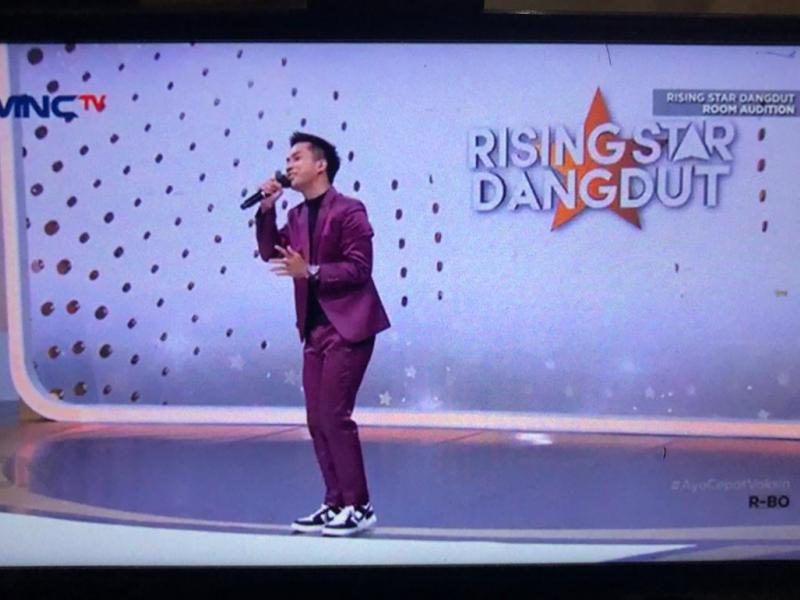 Penampilan Zain di Room Audition Rising Star Dangdut