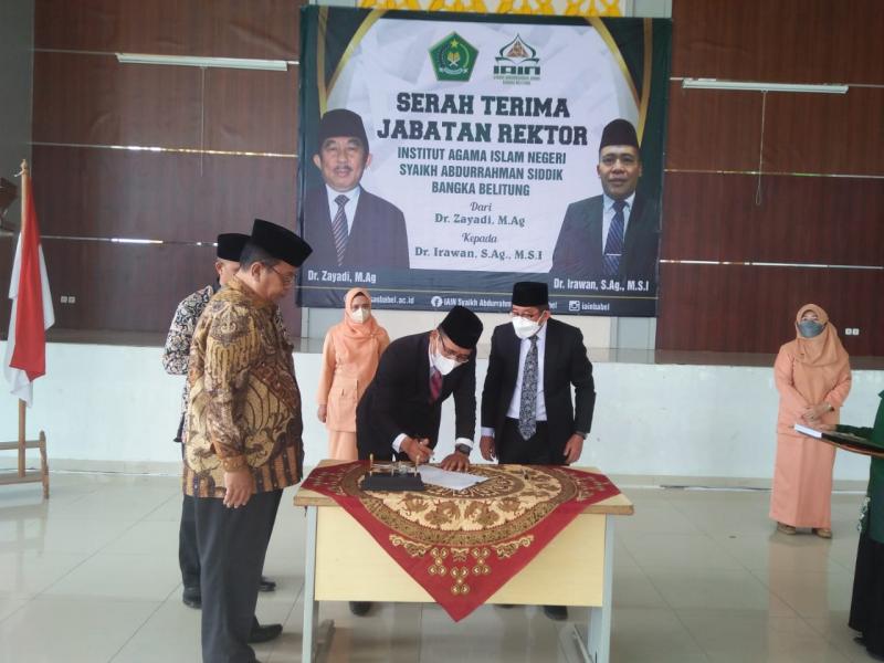 Penandatangan Berita Acara