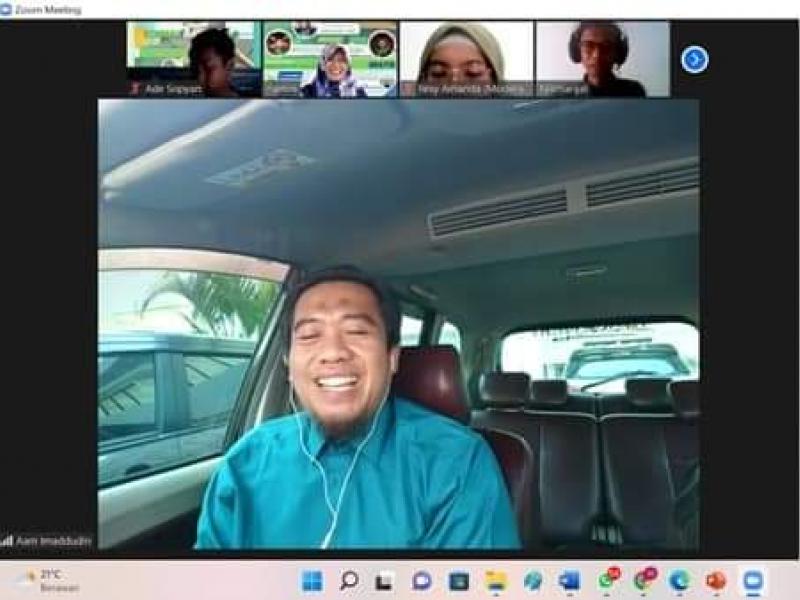 Narasumber Webinar Nasional Dr. Aam Imaduddin, M.Pd
