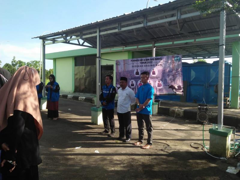 Rektor IAIN SAS Babel diwakili oleh Pranata Humas Madya Drs.H.Ika Robiantari, M.Pd.I 