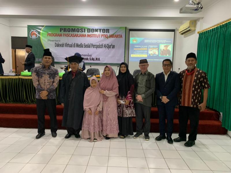 Rektor IAIN SAS Babel dan Dekan FDKI Dr.Rusydi Sulaiman,M.Ag Bersama Dr.Iqrom Faldiansyah