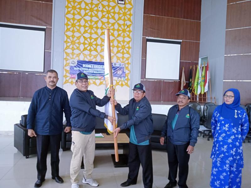 Rektor IAIN SAS Bangka Belitung Resmi Lepas Kontingen PESONA I PTKN