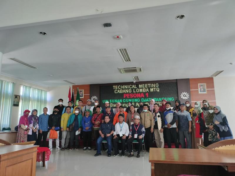 Siap Bertanding, Tim PESONA IAIN SAS Bangka Belitung Ikuti Technical Meeting