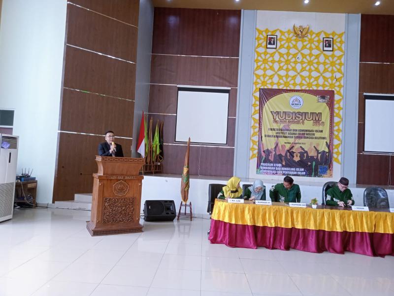 Sambutan Rektor IAIN SAS Babel Dr. Irawan, M.S.I