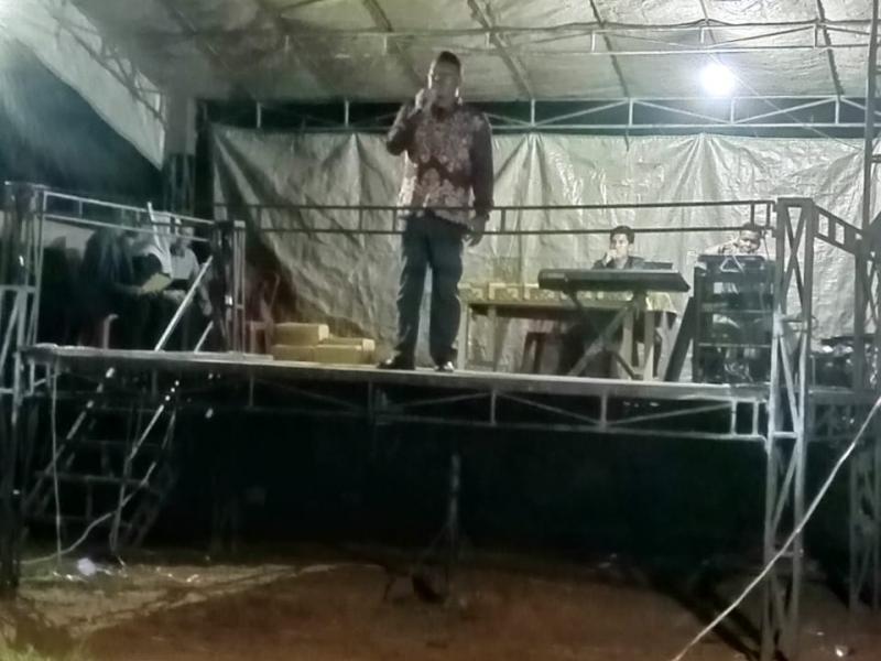 Sambutan Kepala Desa Tanjung Labu Pindo Putra