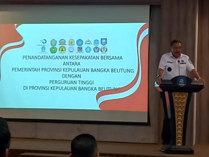 Sambutan Pj. Gubernur Bangka Belitung Ridwan Djamaludin