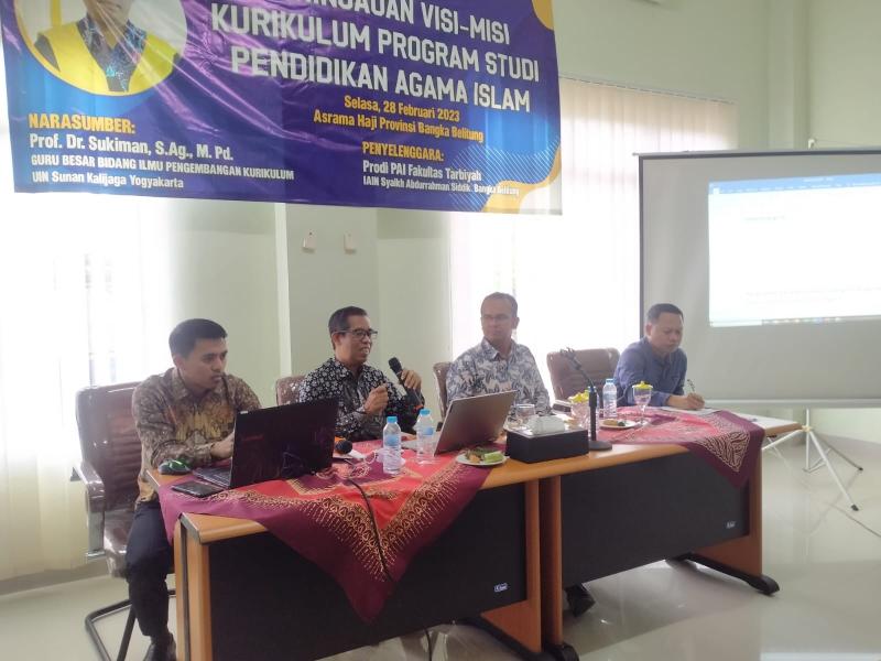 Prodi PAI IAIN SAS Babel Siapkan Kurikulum Mengacu MBKM.