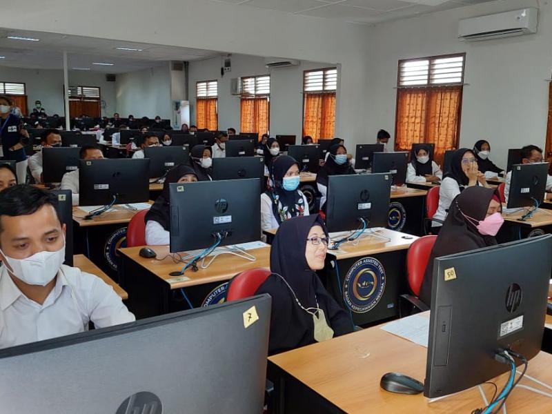 Suasana Seleksi Kompetensi Sebelum Dimulai