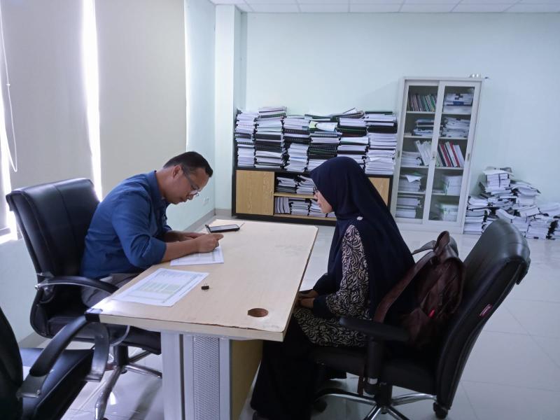 Salah satu peserta mahasiswa Prodi Perbankan Syariah Nia yang mengikuti seleksi beasiswa Bank Indonesia 