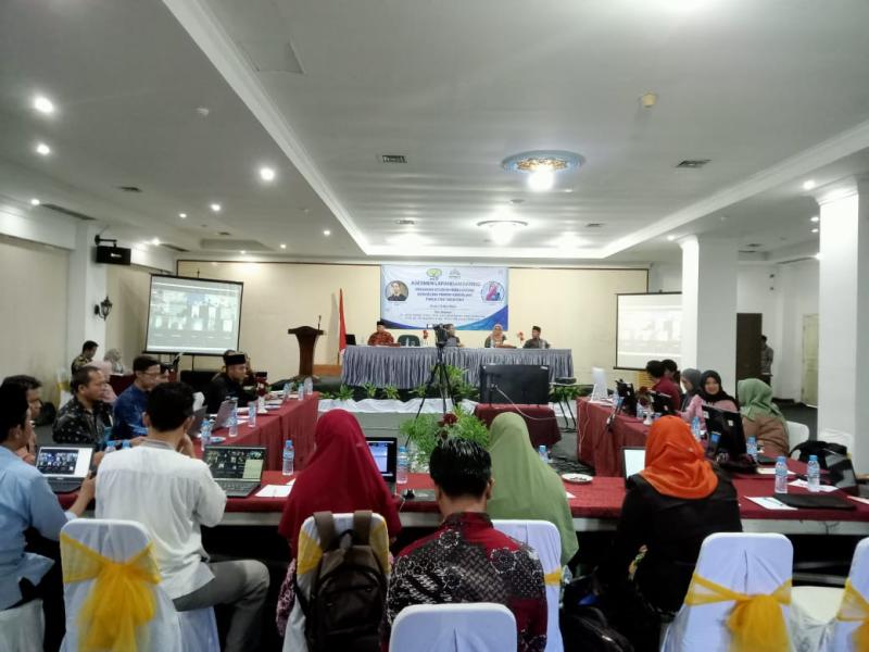 Suasana Asesor BAN-PT Lakukan Asesmen Lapangan Secara Daring Prodi BKPI IAIN SAS Babel